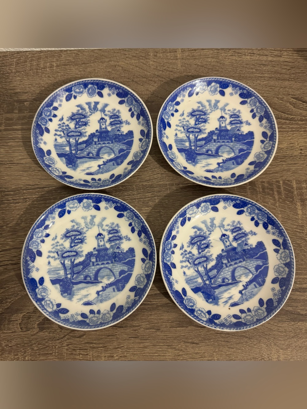 Vintage Maruta China  Porcelain Plates - Set of 4